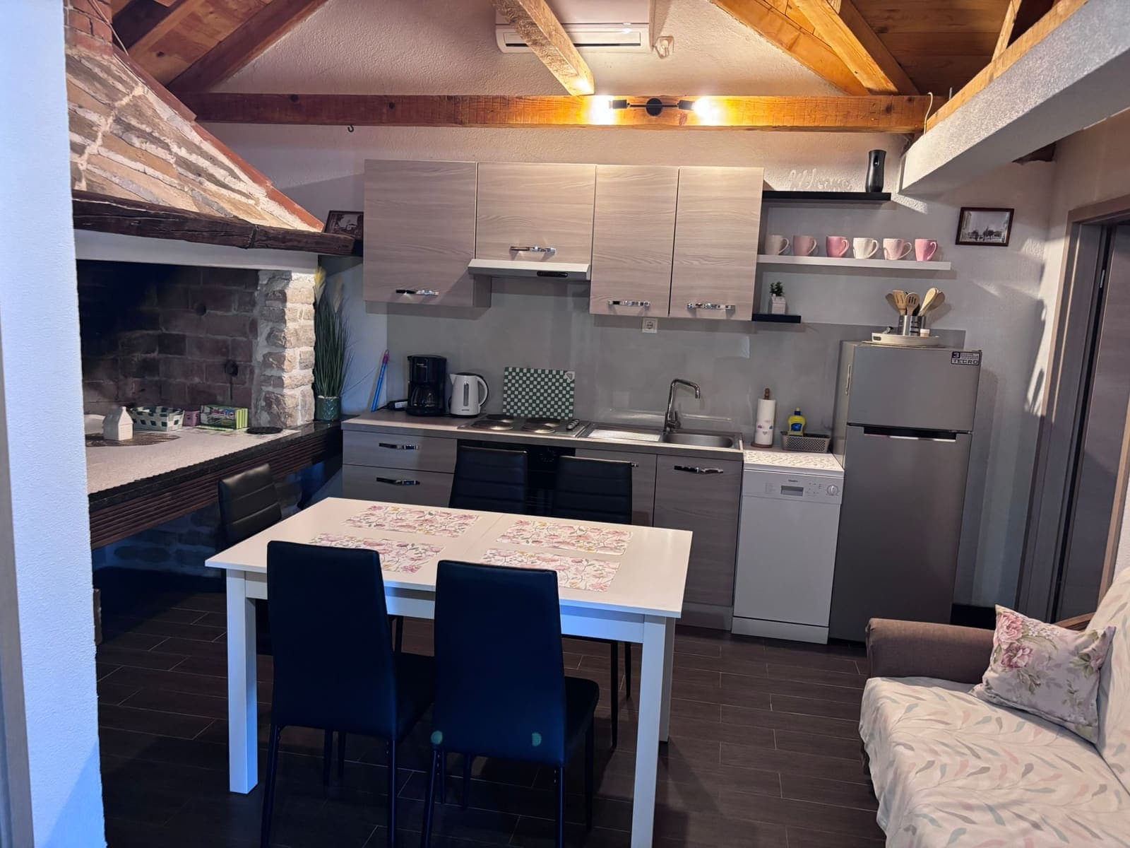 Interior living space at Vila Irena